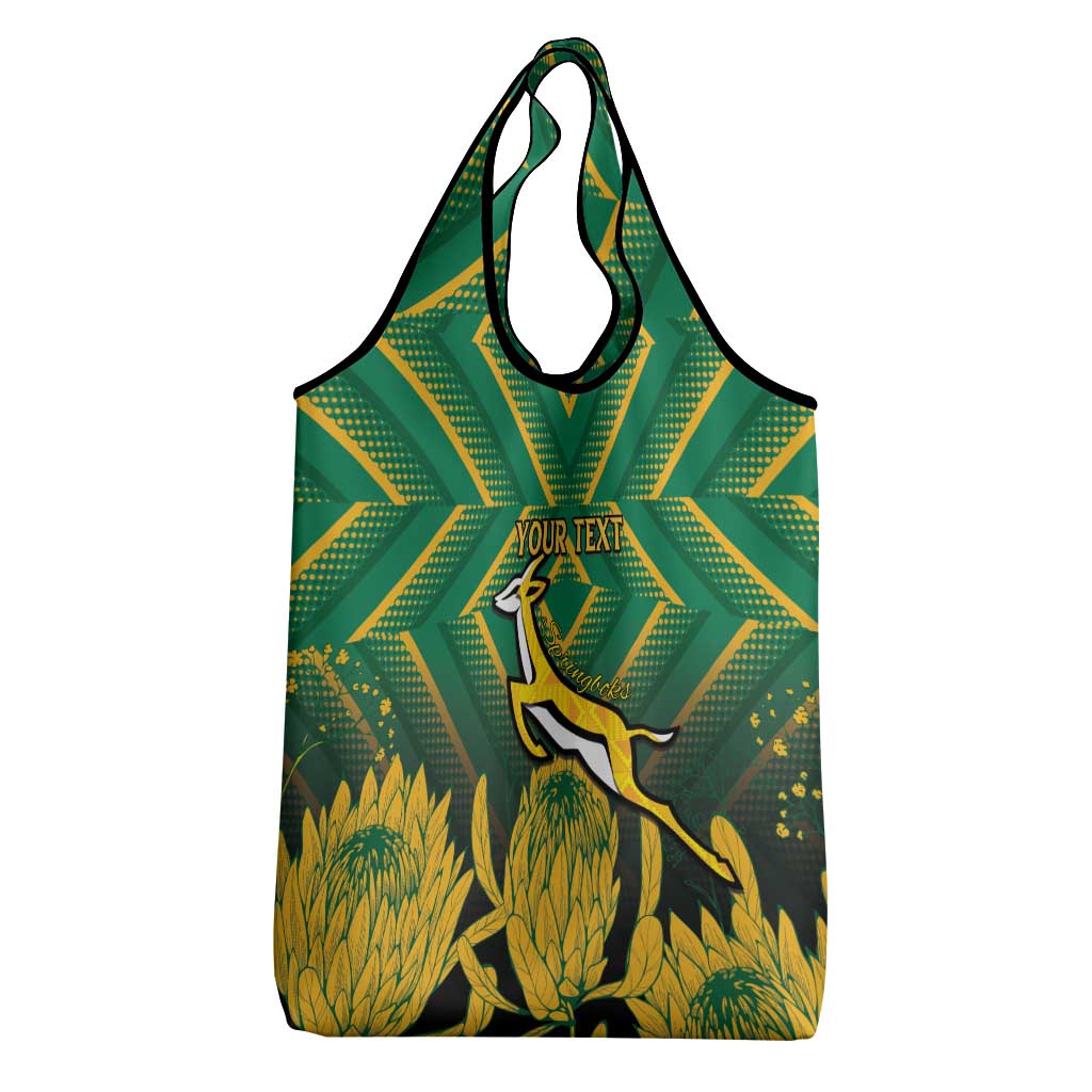 South Africa Rugby Custom Grocery Bag Go Springboks Go