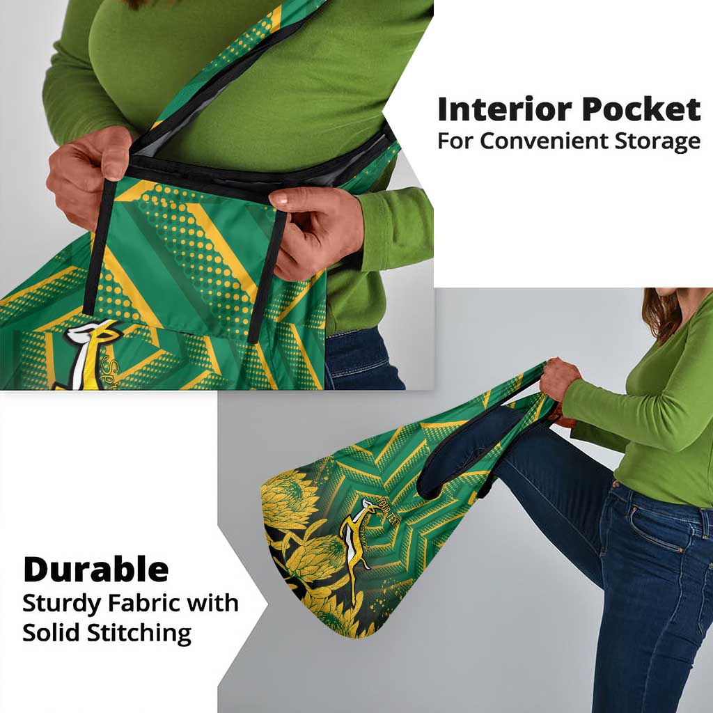 South Africa Rugby Custom Grocery Bag Go Springboks Go