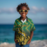 South Africa Rugby Custom Kid Hawaiian Shirt Go Springboks Go