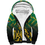 South Africa Rugby Custom Sherpa Hoodie Go Springboks Go