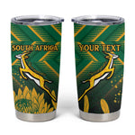 South Africa Rugby Custom Tumbler Cup Go Springboks Go