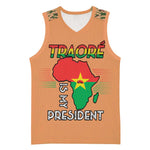 Traore Is My President Basketball Jersey Africa For Africans - African Pride
