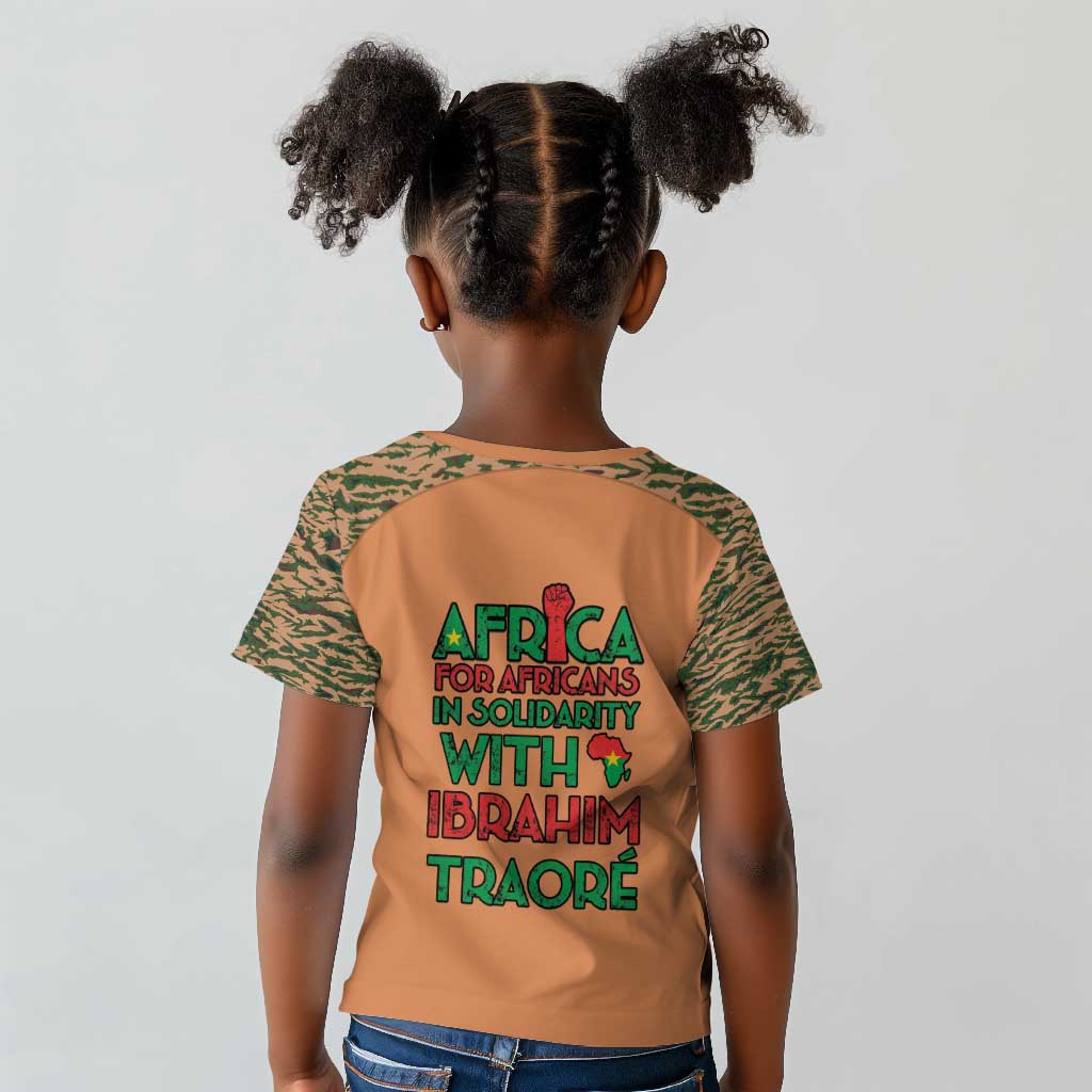 Traore Is My President Kid T shirt Africa For Africans