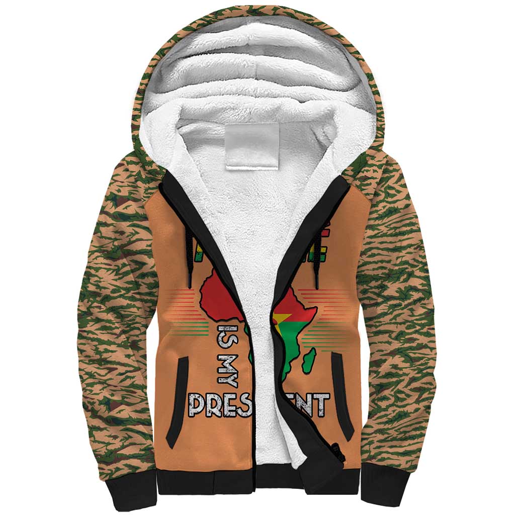 Traore Is My President Sherpa Hoodie Africa For Africans