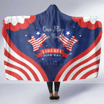 Liberia Flag Day Hooded Blanket One Flag One People - African Pride