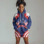 Personalized Liberia Flag Day Hoodie Dress One Flag One People - African Pride