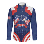 Personalized Liberia Flag Day Long Sleeve Button Shirt One Flag One People - African Pride