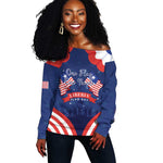 Personalized Liberia Flag Day Off Shoulder Sweater One Flag One People - African Pride