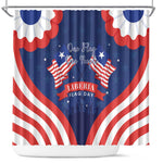 Liberia Flag Day Shower Curtain One Flag One People - African Pride