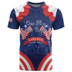 Personalized Liberia Flag Day T shirt One Flag One People - African Pride