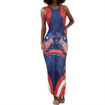 Personalized Liberia Flag Day Tank Maxi Dress One Flag One People - African Pride