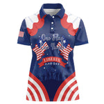 Personalized Liberia Flag Day Women Polo Shirt One Flag One People - African Pride