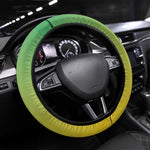 Gabon Independence Day Steering Wheel Cover Gradient Style - African Pride