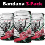 Sudan Neck Gaiter Sudanese Secretary Bird Hibiscus LT15