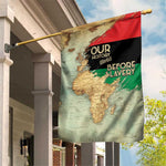 Pan-African Flag Day Garden Flag African Map - Vintage Style - African Pride