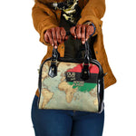 Pan-African Flag Day Shoulder Handbag African Map - Vintage Style - African Pride