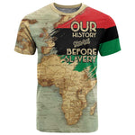 Pan-African Flag Day T shirt African Map - Vintage Style - African Pride