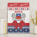 Afro Christmas in Mayotte Canvas Wall Art Joyeux Noel - African Pride