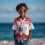 Afro Christmas in Mayotte Personalized Kid Hawaiian Shirt Joyeux Noel - African Pride