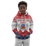 Afro Christmas in Mayotte Personalized Kid Hoodie Joyeux Noel - African Pride