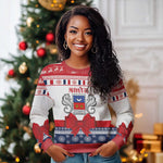 Afro Christmas in Mayotte Personalized Ugly Christmas Sweater Joyeux Noel - African Pride