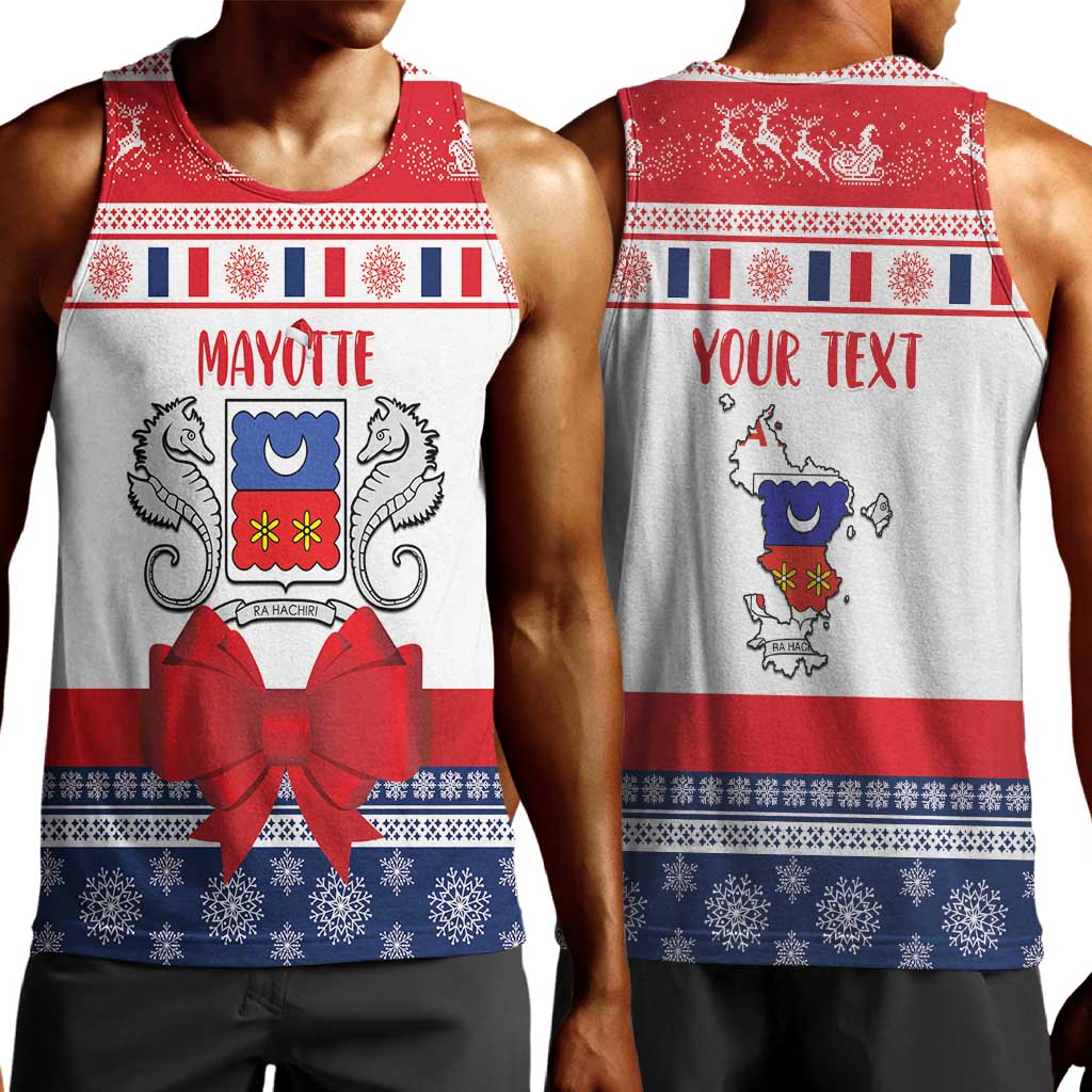 Afro Christmas in Mayotte Personalized Men Tank Top Joyeux Noel - African Pride