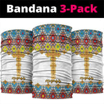 Happy Ethiopian Timkat Neck Gaiter Cross Mix Tilet Pattern LT15
