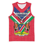 Personalised Namibia Basketball Jersey Coat Of Arms With Flag Map - Happy Independence Day - African Pride