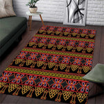 Toghu Cameroon Area Rug Traditional Pattern