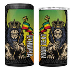 Personalized Ethiopia 4 in 1 Can Cooler Tumbler Happy National Day