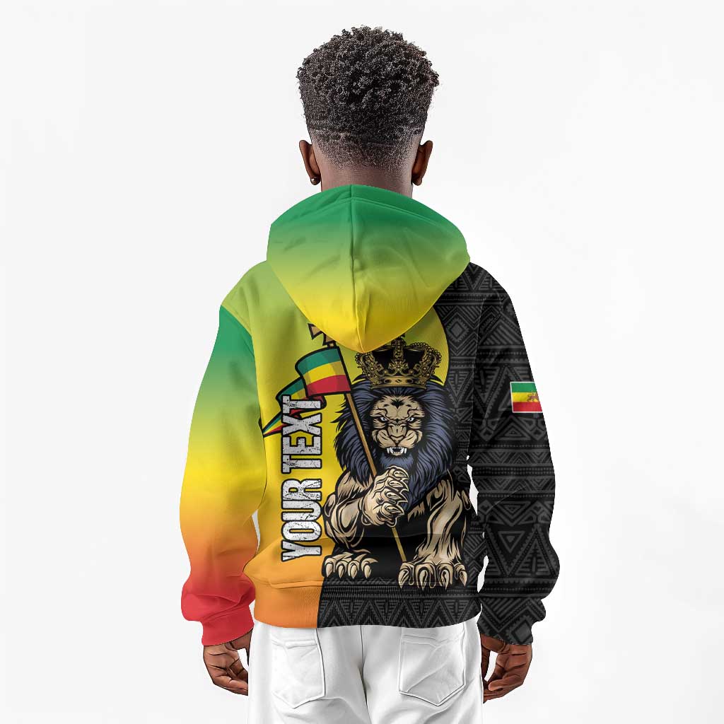 Personalized Ethiopia Kid Hoodie Happy National Day