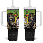 Personalized Ethiopia Tumbler With Handle Happy National Day