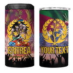 Personalized Eritrea Martyrs Day 4 in 1 Can Cooler Tumbler Never Forgot June 20