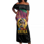 Personalized Eritrea Martyrs Day Off Shoulder Maxi Dress Never Forgot June 20