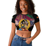 Personalized Eritrea Martyrs Day Raglan Cropped T shirt Never Forgot June 20