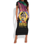 Personalized Eritrea Martyrs Day Short Sleeve Bodycon Dress Never Forgot June 20 LT15