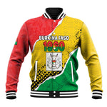 Personalized Happy Burkina Faso Baseball Jacket Independence Day - Bogolan Pattern - African Pride