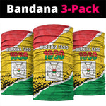 Happy Burkina Faso Neck Gaiter Independence Day - Bogolan Pattern LT15