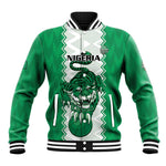 Afro Basketball Custom Nigeria Baseball Jacket Go Champions DTigers - African Pride