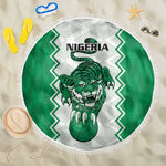 Afro Basketball Nigeria Beach Blanket Go Champions DTigers - African Pride