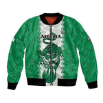 Afro Basketball Custom Nigeria Bomber Jacket Go Champions DTigers - African Pride