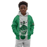 Afro Basketball Custom Nigeria Kid Hoodie Go Champions DTigers - African Pride