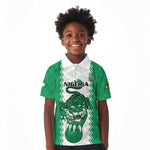 Afro Basketball Custom Nigeria Kid Polo Shirt Go Champions DTigers - African Pride