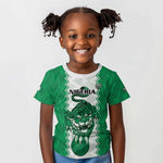 Afro Basketball Custom Nigeria Kid T shirt Go Champions DTigers - African Pride