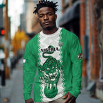 Afro Basketball Custom Nigeria Long Sleeve Shirt Go Champions DTigers - African Pride