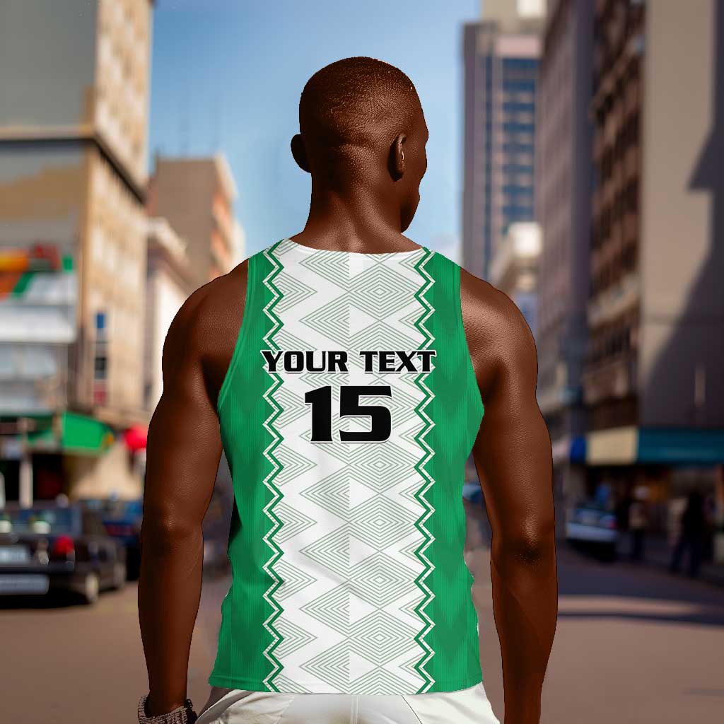 Afro Basketball Custom Nigeria Men Tank Top Go Champions DTigers - African Pride