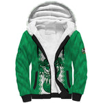 Afro Basketball Custom Nigeria Sherpa Hoodie Go Champions DTigers - African Pride