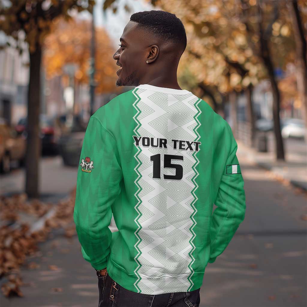 Afro Basketball Custom Nigeria Sweatshirt Go Champions DTigers - African Pride