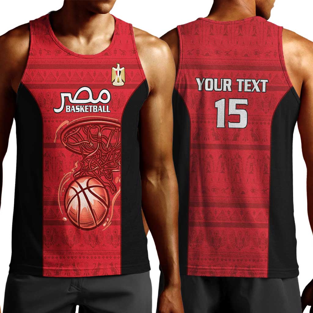 Afro Basketball Custom Egypt Men Tank Top Come On Pharaohs - African Pride