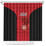 Afro Basketball Egypt Shower Curtain Come On Pharaohs - African Pride